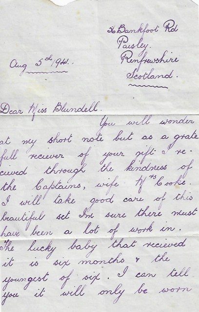 letter 1 Pearl Blundell