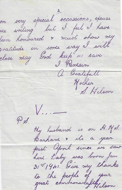 letter 2 Pearl Blundell